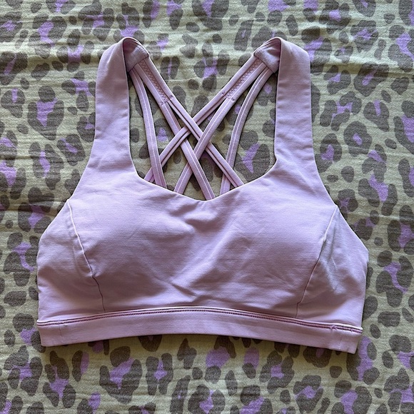 Lululemon Free To Be Serene Bra *C/D cup 🌸 Cherry Blossom Pink - Picture 3 of 10